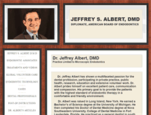 Tablet Screenshot of jeffreyalbertdmd.com